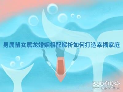 男属鼠 🤴 女属龙婚姻相配解析 🥣 如何打造幸福家庭